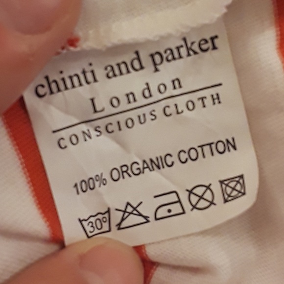 Chinti and Parker Striped Cotton Mini Dress (M) - Picture 5 of 6